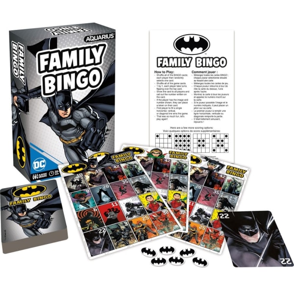 DC Comics Brädspel Family Bingo Batman *Engelsk version*