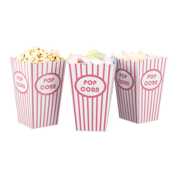 Popcornpåsar, 72 st, rosa