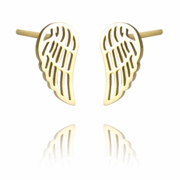 Örhängen gjorda av guldpläterat rostfritt stål Kst3000