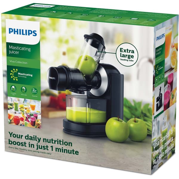 Slowjuicer XL, sort, Viva-kollektionen