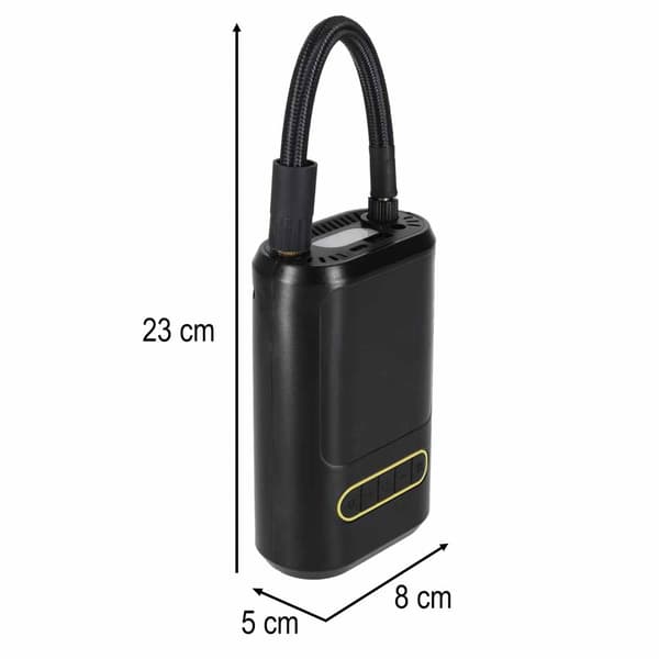 Bärbar elektrisk luftkompressor, powerbank, digital display