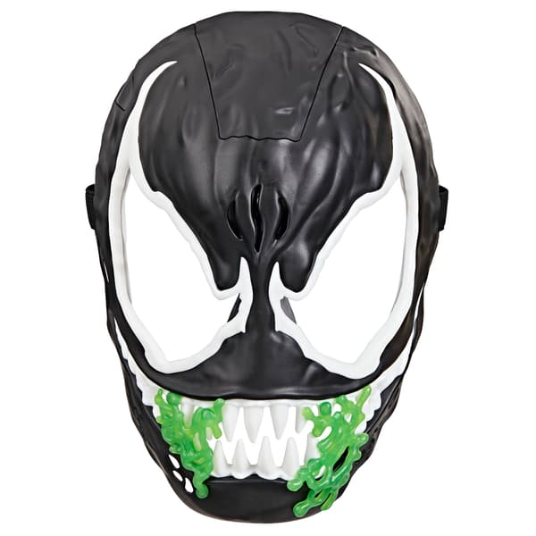Venom-maske med lydeffekter, der lyser i mørket