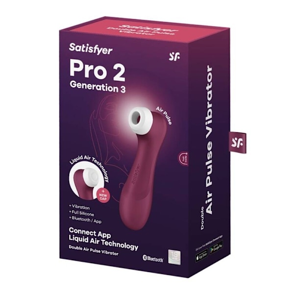 Satisfyer - Pro 2 Generaciã“N 3 Wine Red Bluetooth & App