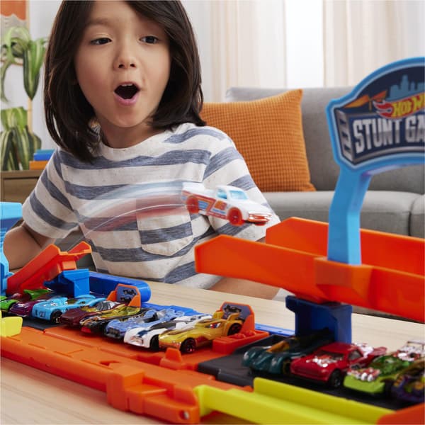 Hot Wheels Transformerende Stuntgarage med Banesystem