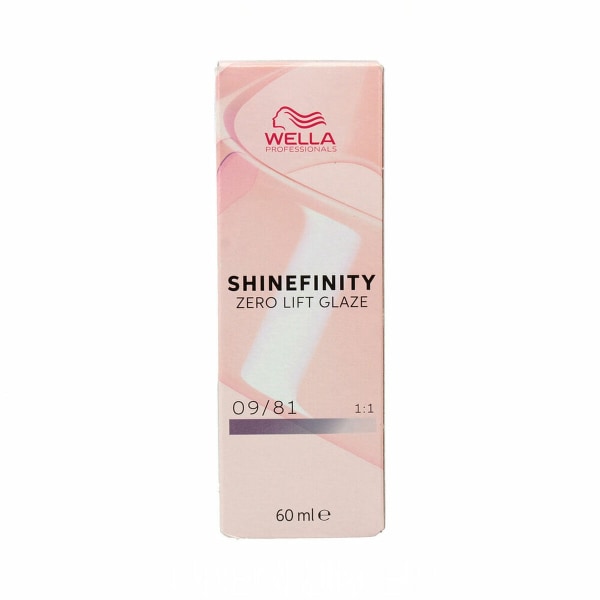 Pysyvä väri Wella Shinefinity color Nº 09/81 (60 ml)