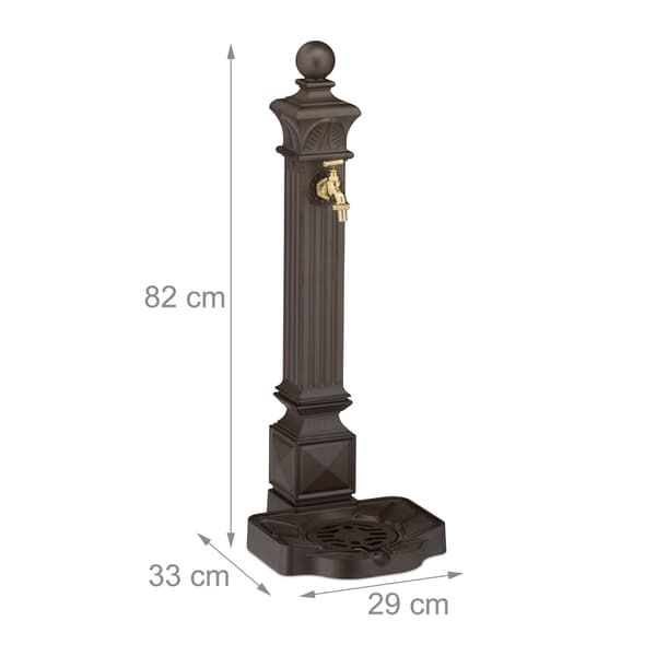Stående fontän antik 82 cm