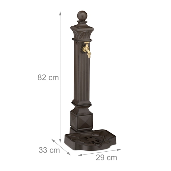 Stående springvand antik 82 cm