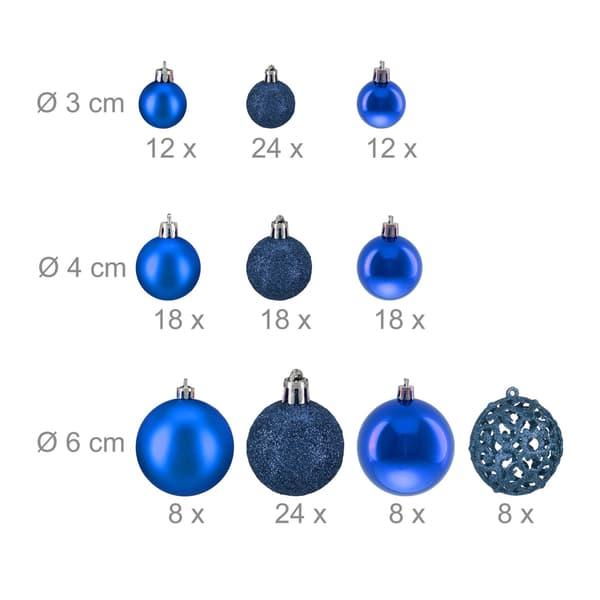 Julgranskulor i set om 150 st