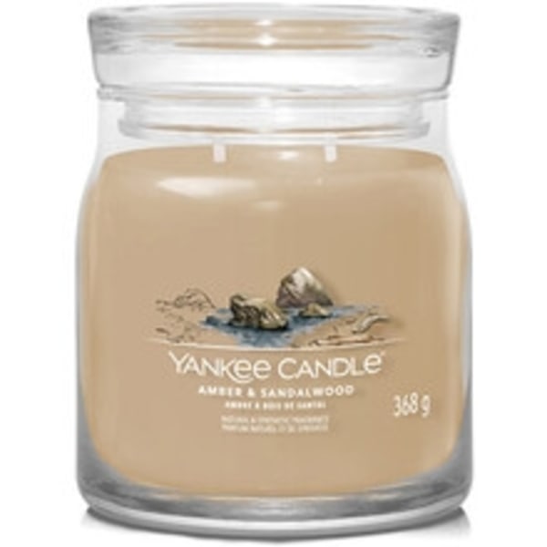 Yankee Candle - Amber & Sandalwood Signature Candle (amber and sandalwood) 368.0g