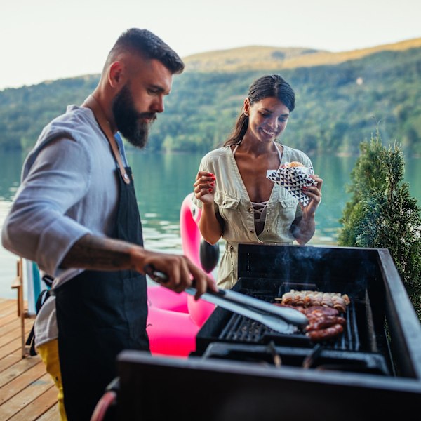 Grilltang i rustfrit stål