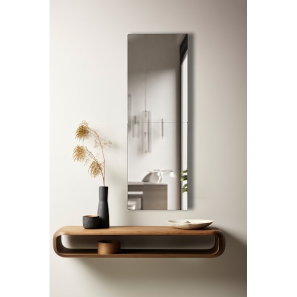 Spegel Rektangulär - 20 x 80 cm - Silver