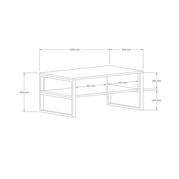 Soffbord Devon Orta- Safir Ek