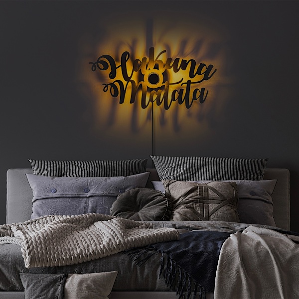 Væglampe Hakuna Matata