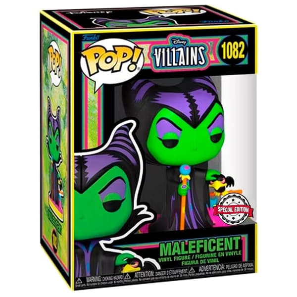 POP-figur Disney Villains Maleficent Sort lys eksklusivt