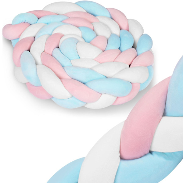 Sängomslutning Ricokids 3m - Blå/Rosa