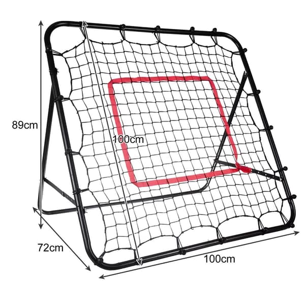 Fodboldmål 100x100x40 Trizand 23610