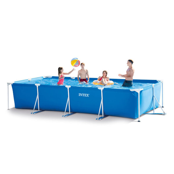 Stor rektangulær haveramme pool 4-5x2-2-m INTEX