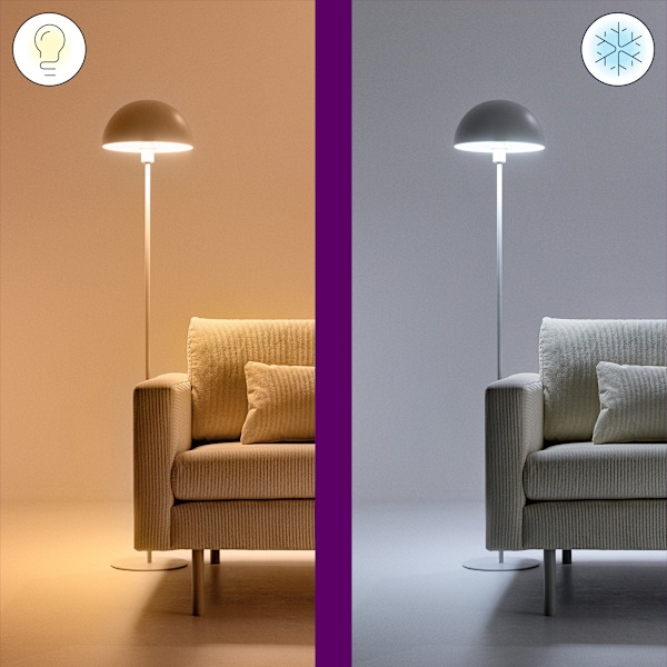 WiZ smart lampe, E27, indstillelig hvid - nuancer af hvidt lys, Wi-Fi, 2700-6500 K, 1521 lm