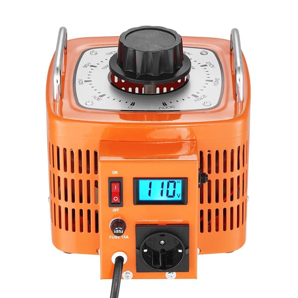 Muuttuva jännitemuuntaja 3000VA 10A 0-300V, LCD