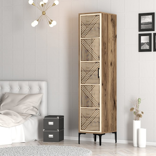 Garderobe Kumsal P - Valnød, Creme