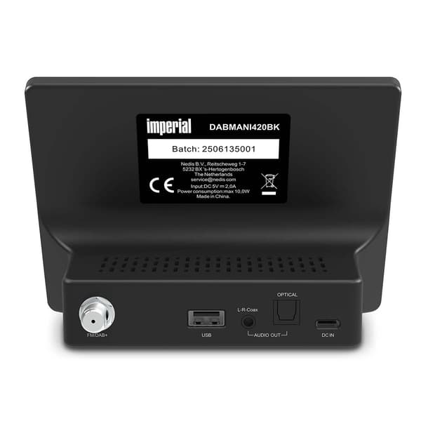 Kompakt hybridradio med Bluetooth, DAB+, FM och internet