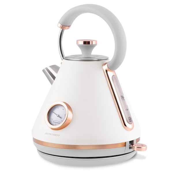 Elektrisk Vattenkokare med Termometer 1,7L BD-701 Vit