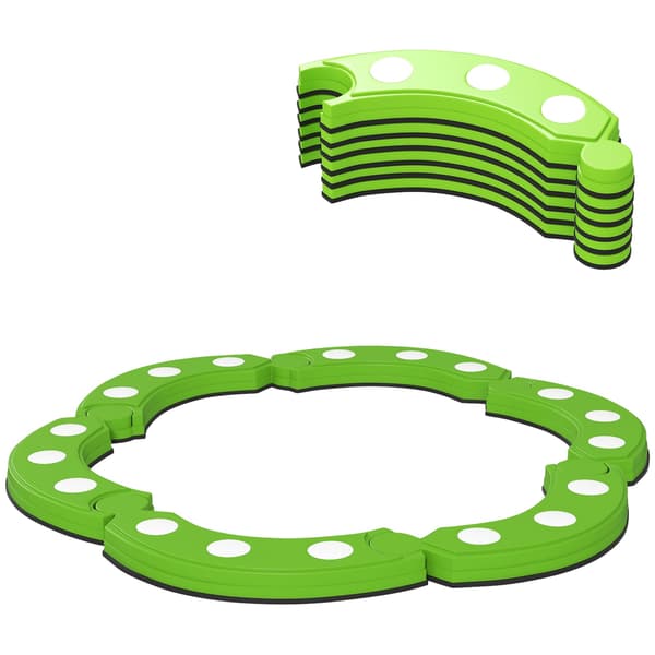 Balancebom, 6 buede segmenter, sensoriske bump, 50 kg kapacitet