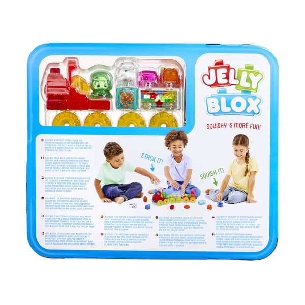 Jelly Blox Squishy Junasetti Sensoriset Rakennuspalikat, 30 Palikkaa