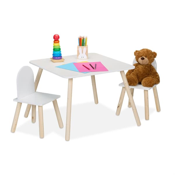 Barn bord och stolar set – inomhus träben