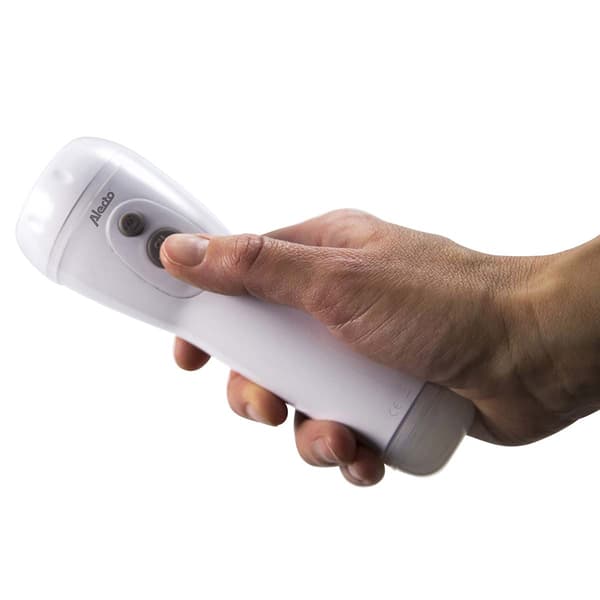 Ladattava LED-taskulamppu automaattisella yövalosensorilla