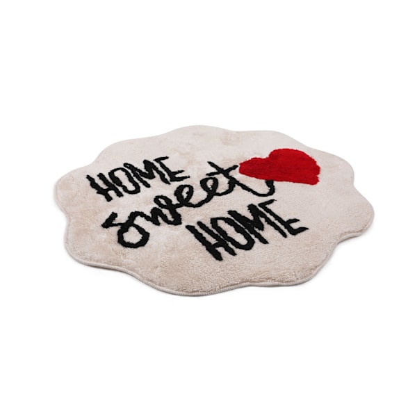 Akryl Badmatta Hem Sweet Home - Sten