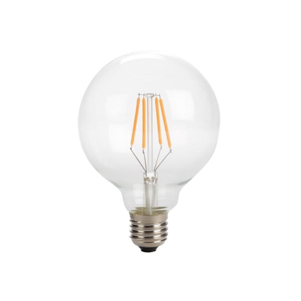 Antik Led Glödlampa - G95 - 4 W - E27 - Intensiv Varm Vit