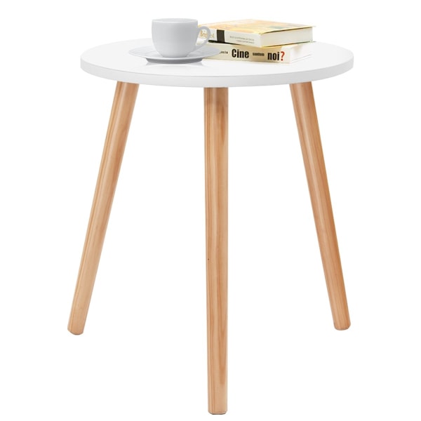 Sofabord, sidebord, spisebord, køkkenbord, natbord, træ, hvid
