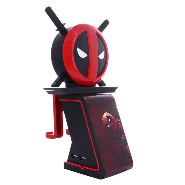Deadpool-hahmon kiinnitysteline, 20 cm:n kaapelinäyttö