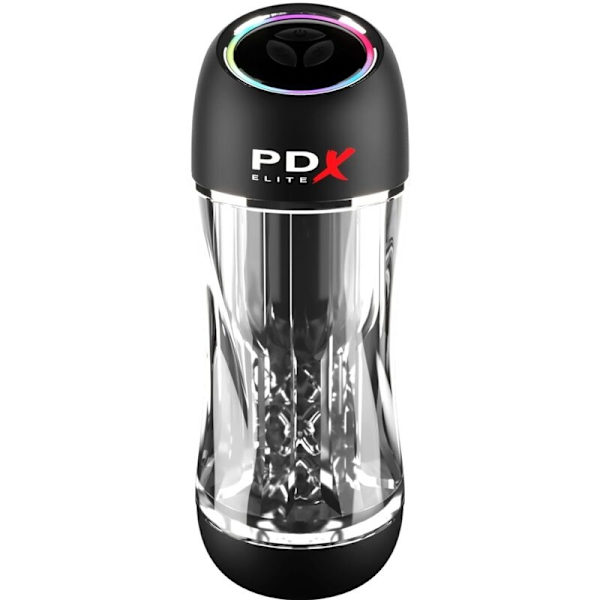 Pdx Elite - Stroker Viewtube Pro Vibrator läpinäkyvä