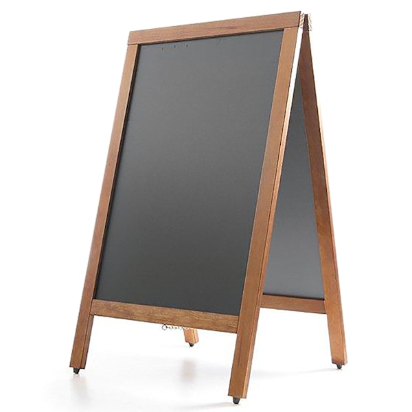 Fritstående MENU reklametavle til restauranter 500x850mm - Hendi 664001