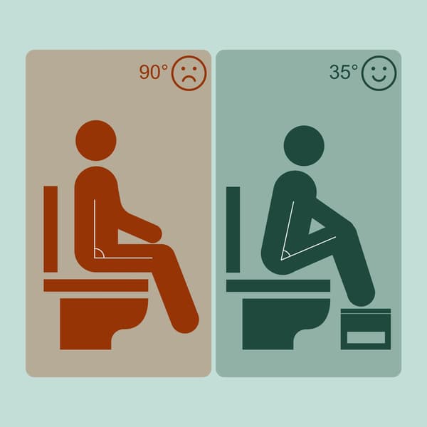 Sammenklappelig bambus toiletskammel – skridsikker, pladsbesparende