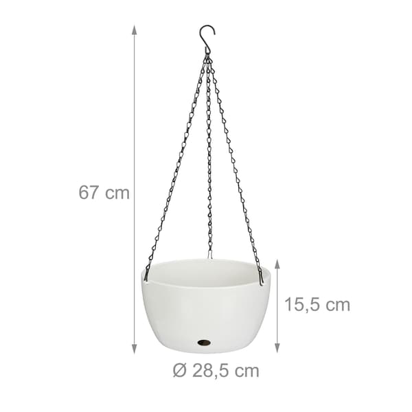 2 hängande korgar med vattenbehållare - XL