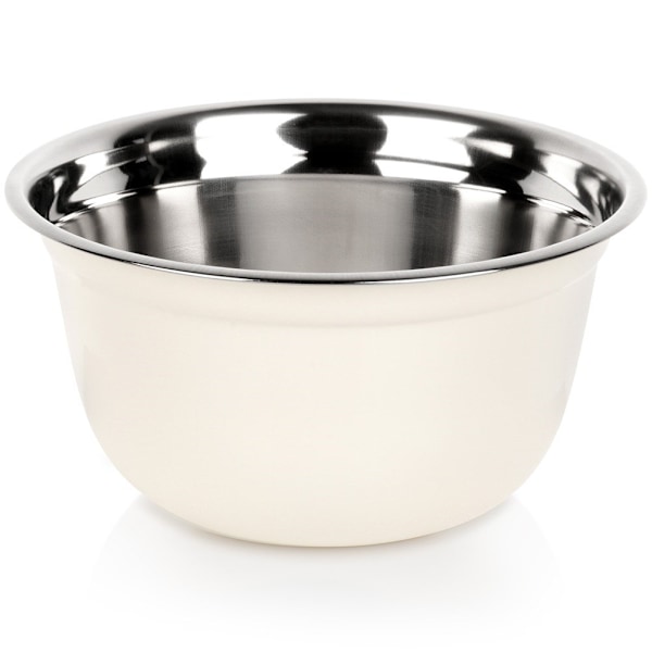 Hvid køkkenskål i stål 26 cm, 4,2 l