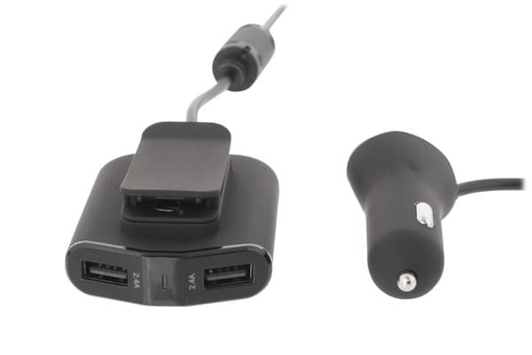 Autolaturi 4-Ulostuloa 9.6 A USB Musta