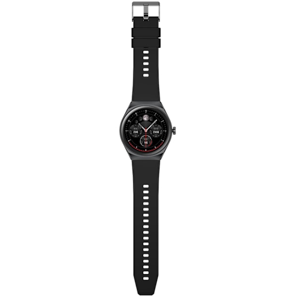 Trainerhalo Smartwatch med rund skive Sort