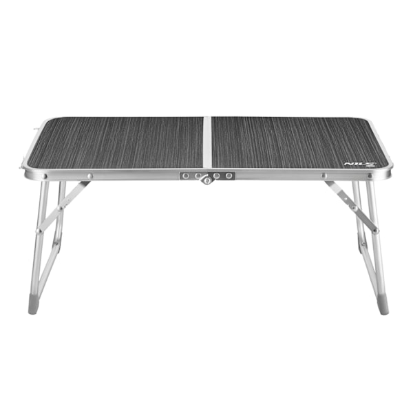 Fällbart campingbord, låg höjd, mörkgrå
