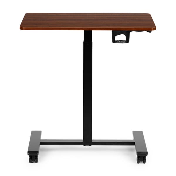 Mobilt, justerbart skrivebord med pneumatisk løft, 70x48 cm