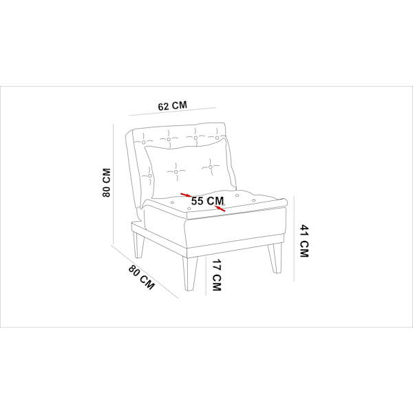 Wing Chair Fuoco Berjer - Creme