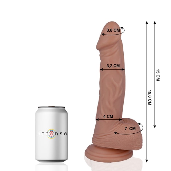 Mr Intense - 16 Realistisk Pik 19,6 Cm -O- 3,2 Cm