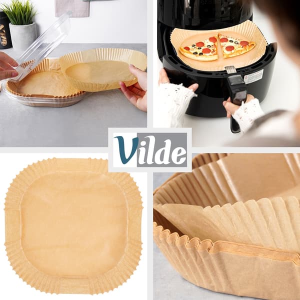 Air Fryer pappersfoder, fyrkantiga, 23x23 cm, 50 st