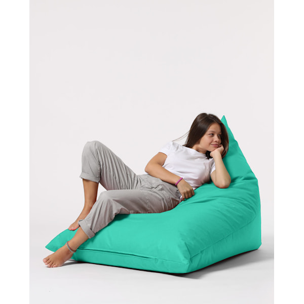 Garden Bean Bag Pyramid Big Bed Puf - Turkis