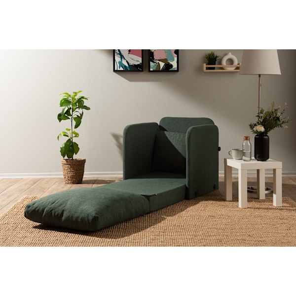 1-sædet sovesofa Saga Single - Grøn