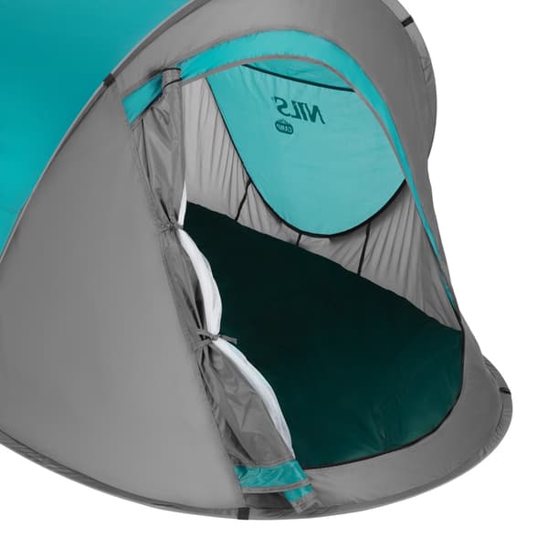 Camping Pop Up-tält, turkos, enkel installation