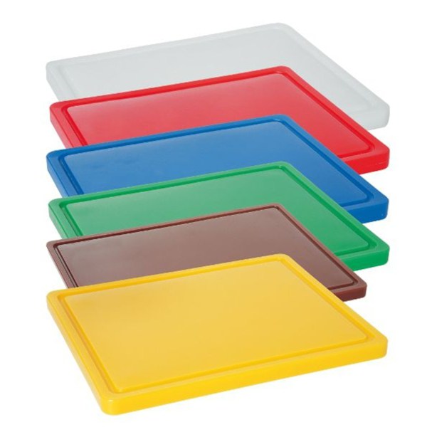 HACCP-leikkuulauta lihalle GN 1/1 punainen - Hendi 826010